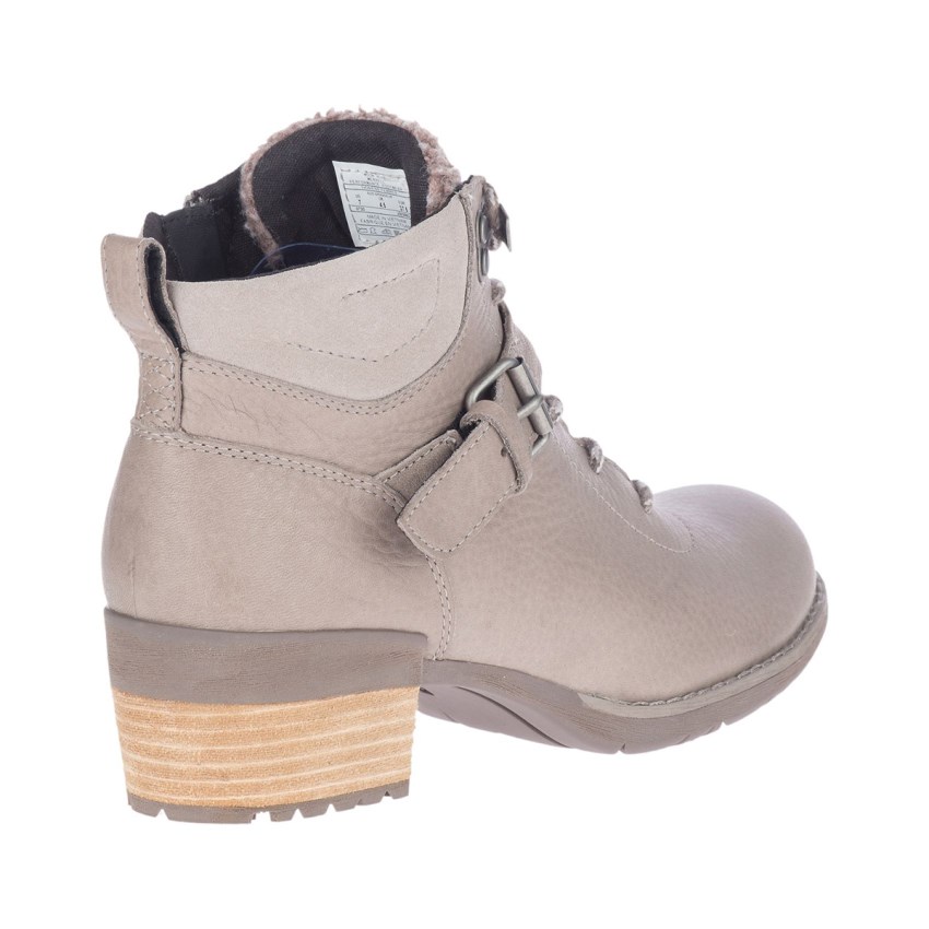 Bottes Merrell Shiloh II Lace Waterproof Grise Femme | E.R.ELOI